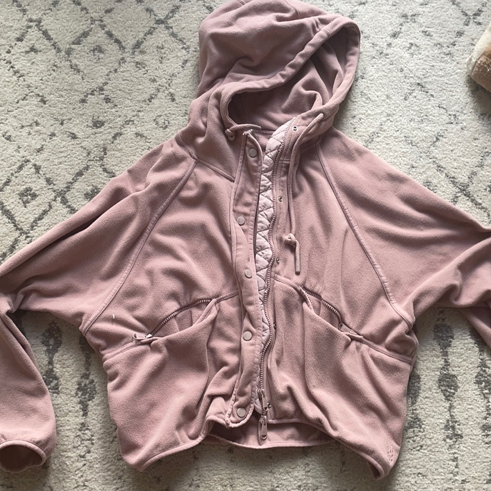 FP movement zip up hoodie